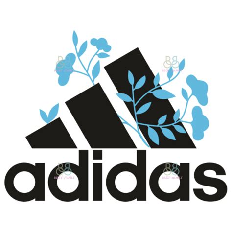 adidas floral logo